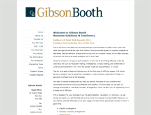 Tablet Screenshot of gibsonboothinsol.com